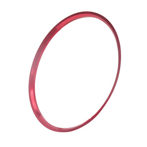 Aluminum Air Vent Trim Rings 5 Pack Red <b>Clip</b> On For <b>Car</b> Interior Decoration - Product Image 3