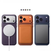 Étui de charge magnétique sans fil anti-rayures TechWoven Luxury Woven pour 17 Pro Max