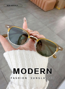 2025 nuovo classico retrò UV 400 <span class=keywords><strong>occhiali</strong></span> <span class=keywords><strong>da</strong></span> sole Logo personalizzato stile femminile confortevoli PC rotondi <span class=keywords><strong>occhiali</strong></span> <span class=keywords><strong>da</strong></span> <span class=keywords><strong>vista</strong></span> <span class=keywords><strong>con</strong></span> lenti di protezione UV - Product Image 2