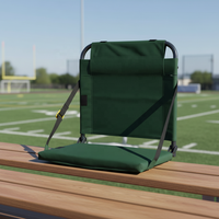 Chaise de stade pliable légère et portable pour extérieur, camping, pêche, plage, en tissu Oxford 600D, anti-salissure