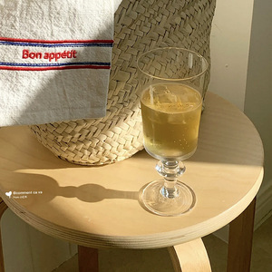 Vintage Ribbed Design Glassware Wholesale European French Classical Style Wine Glasses <strong>Champagne</strong> <strong>Sweet</strong> Wine Cup - Product Image 3