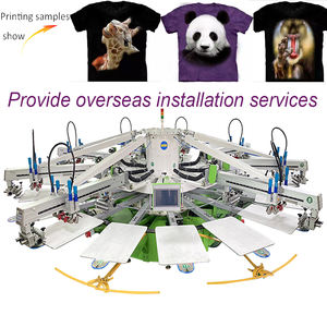 Machine d'impression sérigraphique automatique pour t-shirts, 8 couleurs, vente en gros - Product Image 5