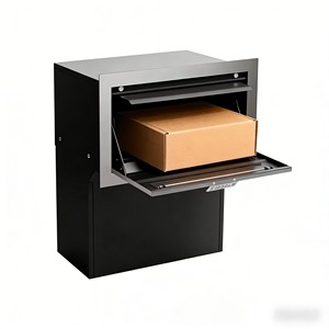 Buzón <span class=keywords><strong>de</strong></span> Paquetería Empotrado en Pared, Antirrobo, Oculto, Impermeable, para Exteriores, Seguro, para Residencias - Product Image 2