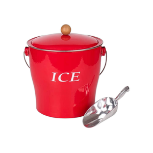 Cổ Điển Bia Kim Loại Xô Đá Với 5L Công Suất Và Mở Chai DIY In Mạ Kẽm Sắt Cho Đảng Với Kẹp Bao Gồm - Product Image 1