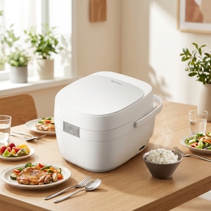 Autocuiseur <span class=keywords><strong>à</strong></span> induction IH <span class=keywords><strong>à</strong></span> économie d'énergie, disponible en deux modèles, avec cuve intérieure en acier inoxydable 304, pour une cuisson saine et faible en glucides du <span class=keywords><strong>riz</strong></span>, 3L - Product Image 1
