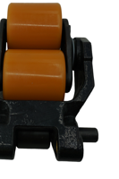 Ruedas de Poliuretano para Montacargas, Soporte de Carga, Rueda Giratoria, Fibra 1318501111 para Montacargas Linde 131 1158 T20