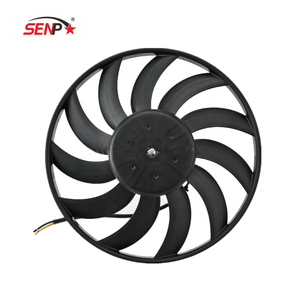 Para SENP, ventilador de radiador de 12V de alta calidad, ajuste directo para Audi A6 2005-2011 OEM <span class=keywords><strong>4F0</strong></span> <span class=keywords><strong>959</strong></span> <span class=keywords><strong>455</strong></span> para piezas de coche de segunda mano - Product Image 2