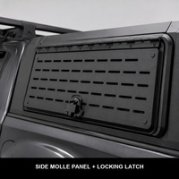 Capot de camionnette en aluminium avec porte-outils interne pour Ford Ranger Hilux, verrouillable, étanche, OEM