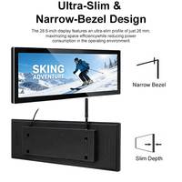 Écran tactile LCD HBYLCD 28 80 86 pouces Android WiFi ultra-large pour affichage publicitaire en magasin de détail