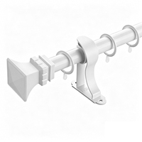 Tringle à rideau simple ZSTARR au design minimaliste pour petite fenêtre