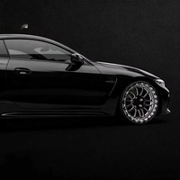 Jantes en alliage d'aluminium forgé, noires, à profil profond, concaves, 18-24 pouces, 5x112 5x120, compatibles avec les jantes BMW G80 G82 G83 M2 M3 M4