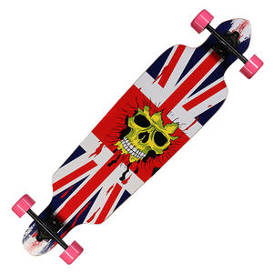 <span class=keywords><strong>Longboard</strong></span> Skateboard Complet Léger en Érable 100% Double Rocker - Product Image 4