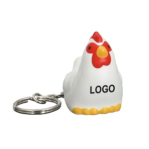Llavero de Juguete de Espuma de PU con Forma de Huevo de Gallina Personalizado - Product Image 1