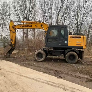 Excavadora de Ruedas Hyundai 150W-7 Modelo 2022, Cucharón de Excavación con Capacidad de 0.6m, Peso Operativo de 15 Toneladas, Motor Cummins - Product Image 3