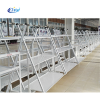 Chariot pliable danois pour pépinière, présentoir à fleurs, étagères pour plantes, conteneur à roulettes OEM pour le rangement d'outils d'extérieur