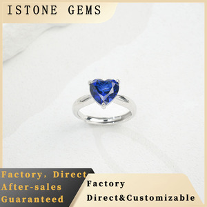 S925 Silver Sapphire <b>Ring</b> - Product Image 5