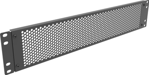 Metal Hex Mesh 1U <b>Rack</b> Vent Panel, 19 Inch Perforated <b>Rack</b> Cover, Breathable Blanking <b>Plate</b> for Data Network Cabinet - Product Image 2