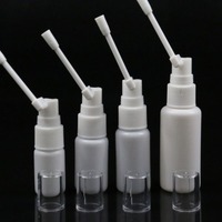 Flacons pulvérisateurs cosmétiques 10ml 15ml 20ml 30ml 50ml, design trompe d'éléphant, rotation à 360 degrés, pulvérisation directe, pour sprays buccaux avec couvercle