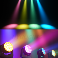 Máquina de luces de escenario de barra de DJ profesional LED 19x15W RGBW Beam Wash/Zoom Light DMX512 Halo Effect Circle Control Stage Lights