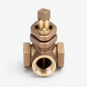 GC-125 1 Inch DN25 DN50 DN100 Bronze Gland Cock Bronze Plug Cock with Carton Pallet Wooden <b>Case</b> Packaging - Product Image 1