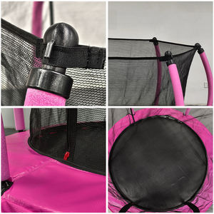 Zoshine <span class=keywords><strong>Kids</strong></span> Trampoline 55Inch Thuisgebruik Indoor Trampoline Kind Fitness Jumping Mini Trampoline Met Veiligheidsnet - Product Image 4