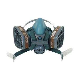 Masque respiratoire demi-visage en silicone à double filtre personnalisé, masque anti-gaz toxique, masque chimique avec filtres à <span class=keywords><strong>charbon</strong></span> <span class=keywords><strong>actif</strong></span> - Product Image 3