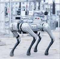 Robot d'inspection quadrupède industriel hybride à roues Unitrees A2 A2-W de taille moyenne avec SDK ouvert en stock