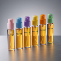 Botol Parfum Silinder Kaca Portable Mini 2ml 2.5ml Berkualitas Tinggi Matte Frost