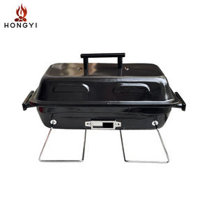 Parrilla portátil para barbacoa al aire libre Hongyi, parrilla plegable para acampar con tapa para uso doméstico, fabricada en Zibo, modelo BQR105 - Product Image 2