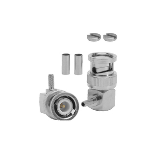 <span class=keywords><strong>BNC</strong></span> cabeza macho doblada crimpado 50-1,5 RG316 RG174 cable RF conector de cable JW1.5 - Product Image 1