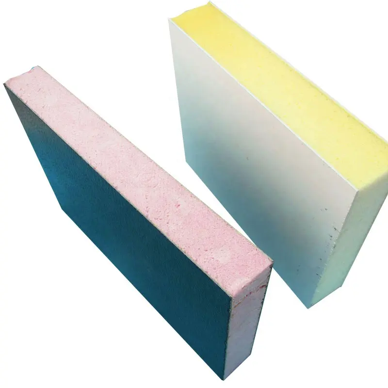 Panel de techo sándwich FRP Paneles sándwich de espuma de poliuretano PU de fibra de vidrio en relieve Panel compuesto de capa de Gel FRP