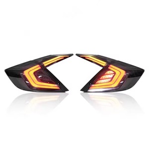 Đèn Xe cho 10 civ-<span class=keywords><strong>ic</strong></span> đèn hậu <span class=keywords><strong>LED</strong></span> phía sau đèn lắp ráp 2016 2021 rõ ràng ống kính mới khởi động động tuần tự lần lượt tín hiệu - Product Image 6