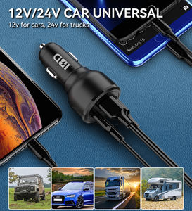 IBD原始设备制造商电动汽车充电器3端口USB C PD20W PD65W 18W 3.1A 2端口QC3.0 55W 66w迷你USB-C双USB-A 30W 20W 65w电话 - Product Image 3