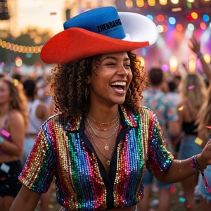 Sombrero de Vaquero Personalizado OEM ODM con Bordado 3D, Transpirable, de Esponja, Suave, Ligero, de Espuma EVA, Divertido y Novedoso - Product Image 6