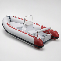 Bateau pneumatique rigide RIB HRR360 3,6 m 4 personnes Moteur hors-bord 20 CV PVC Haute résistance Pêche Sports nautiques CN