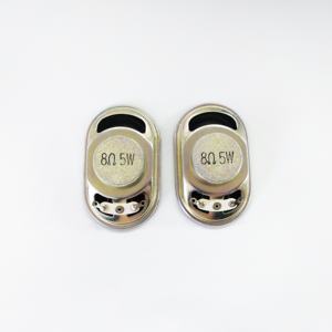 Mini haut-parleur 35x58mm Racetrack 5W 8Ω avec boîtier métallique - Cône en papier à bord tissé pour l'électronique OEM - Product Image 6