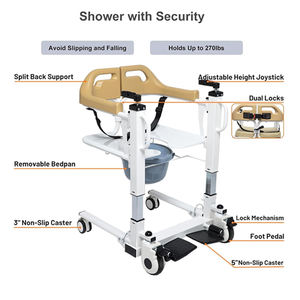 Mateside Transfer pasien, kursi pasien dari tempat tidur ke kursi, kursi hidrolik angkat, nyaman Transfer, kursi Disanilty - Product Image 2