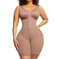 Combinaison gainante amincissante pour femmes grandes tailles, effet ventre plat, taille haute, rehausseur de fesses, corset intégral