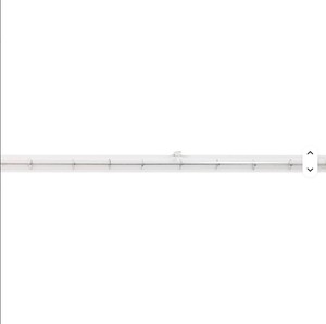 <span class=keywords><strong>Ampoule</strong></span> <span class=keywords><strong>halogène</strong></span> linéaire <span class=keywords><strong>R7S</strong></span> 118 mm à double filament, tube en quartz, température de couleur 2700 K, certifiée CE RoHS, verre lumineux 150 W, culot E27, entrepôt - Product Image 5