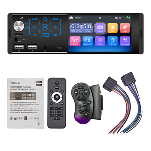 Reproductor MP5 de 1 DIN y 4 Pulgadas con Carplay, Android Auto, FM, Bluetooth, Pantalla Táctil IPS, Radio para Auto con Soporte para Cámara Trasera HD para Estéreo Universal de Auto - Product Image 1