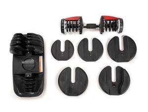 Mancuernas ajustables y rápidas para gimnasio, equipo de gimnasio, 40KG/90lb, suministros de fabricación - Product Image 3