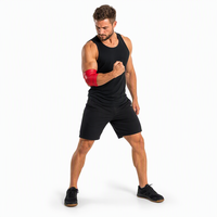 Bandes de Résistance de Boxe pour Entraînement de Puissance et Vitesse, MMA, Arts Martiaux, Fitness, avec Sangles de Bras Réglables pour Entraînement à Domicile