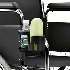 Porte-gobelet DURAPOWER noir réglable pour fauteuil roulant, poussette, équipement de fitness - Product Image 4