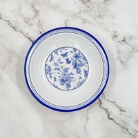 Assiette à salade profonde incassable et sans BPA, décorée sur mesure, avec rebord, en plastique écologique – Meilleures ventes