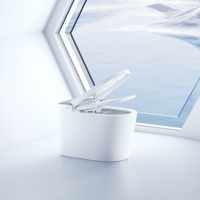 WC intelligent monobloc allongé avec pompe intégrée, siège chauffant, protection en mousse, télécommande, drainage en P/S