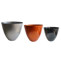 Décor exquis en forme de coquille, dégradé de couleur, Pots de fleurs d'intérieur en plastique pour plantes, vente en gros, offre spéciale