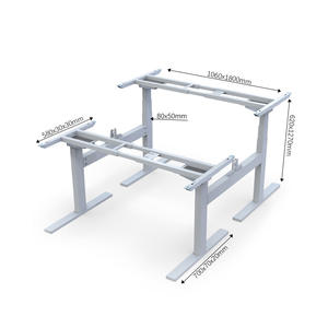 <span class=keywords><strong>Mesa</strong></span> de elevación eléctrica inteligente de dos asientos, soporte de escritorio de altura ajustable para <span class=keywords><strong>2</strong></span> <span class=keywords><strong>personas</strong></span> - Product Image 3