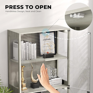 Glazen Vitrine Met Menselijk Lichaam Sensor Voor Display & China Kasten - Product Image 5