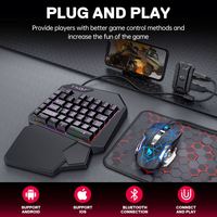 Produit très vendu TWOLF TF900 Clavier et souris mécaniques filaires pour jeux avec convertisseur pour téléphone Jeu de poulet