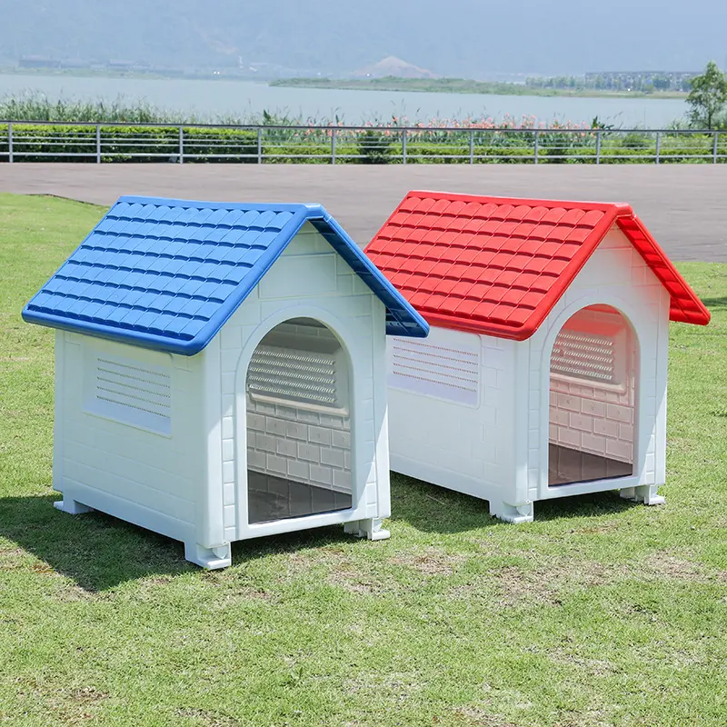Cuccia per cani in plastica per interni staccabile moderna impermeabile personalizzata con porta